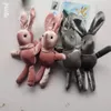 Partihandel 20cm plysch leksaker sammet kanin leksak fyllda djur mjuka långa ben kaniner barn docka barn julklappar