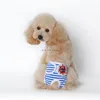 Cotton Washable Reusable Dog Diaper Stripes Pet Diaper Adjustable Physical Pants Sanitary Menstruation Underwear Pet Dog Clothes