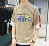 남성용 티셔츠 일본 애니메이션 오스하쓰 샌 티셔츠 유니섹스 캐주얼 여름 반팔 청소년 맞춤 인쇄 티셔츠 탑스