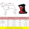 Reflexivo Segurança Pet Dog Harness Adjectbale Correspondência Correspondência Coleira Pet Treinamento Fontes Cão Arnês Não Pull Dog Harnesses Colete 210729