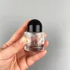 Empty Perfume Atomizer Round White Black Refillable Spray Pump Bottle Cosmetic Container 30ml Glass 10pcs