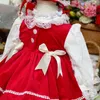 Baby Mädchen Spanisch Türkei Kleid Kinder Lolita Prinzessin Ballkleid Infant Rote Jahr Kleider Kleinkind Geburtstag Party Vestidos 210615
