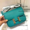 19cm 24cm couro de vaca Espom Bolsas de couro genuíno Designer de moda Bolsa de ombro feminina Bolsa de noite Lady Bolsa de prata com fivela de ouro