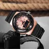 スマールメンズスポーツウォッチクォーツデジタル防水LEDエレクトロニクスカジュアルメンズウォッチデュアルタイムディスプレイクロノグラフ腕時計x0524