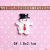 Christmas ornament Snowman Deer Resin Decoration DIY Phone Case Sticker Stationery Box Gloves Refrigerator Accessories