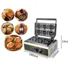 Elektrische Taiyaki Machine Ice Cream Cone Machine Japanse Visvormige Wafel Pan Maker Cake Baking Tools