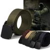 Ceinture tactique pour hommes, soutien de la taille, sécurité extérieure élastique et garde de survie, toile, ceintures militaires en plastique, équipement