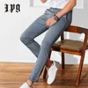Spodnie marki Casual Mężczyźni Odzież Wodoodporna Spodnie Moda Mężczyzna Bawełna Proste Spodnie Multi Color Solid Duży rozmiar 28-40 210715