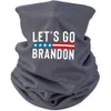 Давайте поехать Брэндон напечатанный маска мода буквы открытый спортивные леггинсы маска сетки дышащих шарф детские детские спортивные принадлежности подарки DD