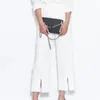 Simple Solid High Waist Wide Leg Pants Woman Casual Fashion White Pantalones Mujer Spring Straight Full Length Trousers 210514