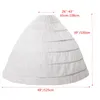 Big 6 Hoop Ball Petticoat For Wedding Dress White Crinoline Underskirt Wedding Accessories