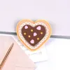 20st Mixed Heart Shape Simulering Candy Biscuits Resin Komponenter Flatback Cabochons Scrapbooking Craft DIY Tillbehör