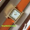 Mode berühmte marke design echtes leder uhr quadrat dail inlay zirkon kristall cz uhr uhr frauen weibliche bund uhren