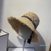 mode femme été nouvelle visière respirant pliable pêcheur chapeau simple creux lettre seau chapeau femme Luxurys Designers