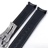 20mm 22mm cinturino in silicone curvo in gomma per Omega Tissot Casio Huawei Samsung cinturino da uomo sportivo impermeabile di ricambio