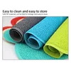 Cat Beds & Furniture PVC Litter Mats Cute Floor Non-slip For Kitten Fiber Pet Placemat Feeding Supplies Waterproof