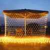 Strings Thrisdar 10X8M 2000 LED Large Christmas Net Mesh String Light For Wedding Party Commercial Mall Hanging Garland LightLED