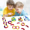 Twist Rope Toy Snake Puzzle Deformation Ropes Ting Sensory Toy S assembing Maze Intelligence Sentiment Winding Toys3068650