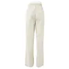 GCAROL 2021 Women High Elastic Waist Suit Pants Pipe Pleated Straight-leg Full Length Office Work Trousers Multi-Occasion Q0801