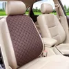 Seat Cushions Flax Car Backrest Cover Protector Linen Front Cushion Pad Mat Universal Slip For Auto Interior Truck Suv Van