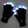 Support de poignet 2 pièces LED gants couleur changeante lumineux clignotant Halloween squelette scène Costume fête de noël événement approvisionnement