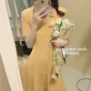 light yellow short dresses