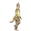 Costume de poupée de mascotte Brown Kids Dinosaur Costumes Halloween Costume de Noël Stegosaurus Jumpsuit Hooded Carnival Party Performannce Disfra