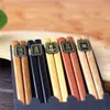 Chopsticks 5 Pairs Japanese Drewniane Sushi Sticks Makaron Korzenie Koreański Stołowiec Kuchnia Dostawy Chińskie