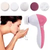 Tryme 2022 Amazon Hot Sell Multifunction Face Beauty Facial Massager 5 In 1 Electric Battery Operated Skin Cleansing Facial Br