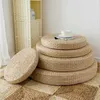 Chair Covers 5 Size Natural Straw Pouf Tatami Floor Cushions Meditation Yoga Round Mat Zafu Chair Cushion 40 45 50 60 70cm 201119239H