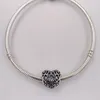 Mars kenmerkende hart geboortesteen charme 925 sterling zilveren kralen past in Europese pandora stijl sieraden armbanden ketting 791784NAB verjaardag cadeau annajewel