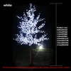 Led Cherry Blossom Tree Light 1,5m 1,8 m Nyår Bröllop Luminaria Dekorativa trädgrenar Lampa Utomhusbelysning