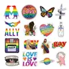 50st Gay Stickers Pack PVC Vinyl Graffiti Decal Stickers No Repeat For Laptop Water Bottle Bike Guitar Bagage Phone Compta2772425