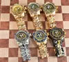 Unbeaten Watch 2021 Hot Selling Hög kvalitet Stor Urtavla Automatisk Datum Rostfritt stål Handled Herr Quartz Watches Reloj De Hombre