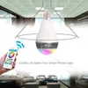 LED電球RGBワイヤレス4.0 Bluetoothオーディオスピーカー音楽プレーヤー調光パーティーライトアプリリモコンDHL