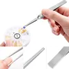 3 in 1 Stainless Steel Nail Art Shaping Pusher Tweezers Pinching Multi Function Clip Cuticle Nipper Picking Tip Manicure Remover T7815756