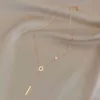 Titanium stalen ketting vlinder kettingen voor vrouwen Koreaanse alfanumerieke hanger ketting temperament mode-sieraden 2021