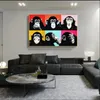 Pinturas de lona de macaco colorido Pôsteres Pôsteres Impressão para sala de estar Arte de parede Cuadros Pictures Home Decor