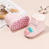 Baywell Baby Snowboots Baby Jongens Meisjes Schoenen Zacht Anti-Slip Sole Cartoon Animal Prewalker Fleece Gevoerd Laarzen 0-18M G1023