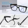 Design Marka Design 2020 Anti Blue Light Blocking Okulary Kobiet Komputer Okrągły Optyka Rama Mody Wyczyść fałszywe Okulary