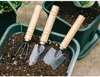 100 ensembles 3 pièces/ensemble nouveaux outils de jardinage créatifs pelle trois pièces Mini outil de jardin petites pelles râteau pelle plantes en pot fleurs