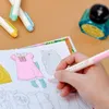 Acomodações 5 pçs / definir papelaria japonesa Zebra Liner Lender Double Double Fluorescente Pen Arts Desenho para Kids Graffiti Gancho Marca