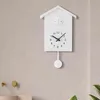 20x25cmカッコウクォーツ壁掛け時計モダンな鳥の家のリビングルームぶら下がっている時計ホロロロジー時計タイマーオフィスホーム装飾ギフトH1230