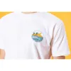 summer t-shirt men island print holiday tops fashion 100% cotton causal tshirt thin breathable plus size tees 210716