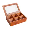 Bamboo Craft Princess Korean Smycken Box Träförvaring Samling Present Medium Väskor