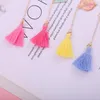 Bookmark 2pcs Girly Style Alloy Pendant Small Fresh Decor Book Clip Chain DIY Page Folder Learning Essay Mark Gift