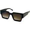 2022 Officiell senaste miljonär solglasögon Mens Women Classic Square Frame 2203 Glasögon Designer Fashion Black Solglasögon Original