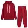 Frauen Trainingsanzug 2 Stück Set Pullover Hoodie + Hosen Sport Anzug Weibliche Herbst Winter Sweatshirt Sets Sportswear Anzüge Für Frau 210930