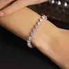 Elegant Digns New estilo moderno mulheres pulseiras diamante coração pulseira