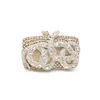 2022Shoulder Väskor Dam Brud Bröllopsfest Purses Elegant Kvinnor Afton Bag Luxury Diamonds Snake Crystal Clutcheshandbag